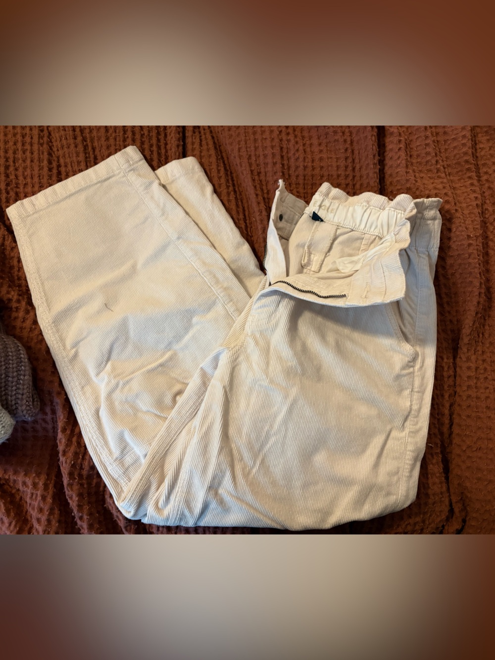 women’s stretch corduroy barrel pants